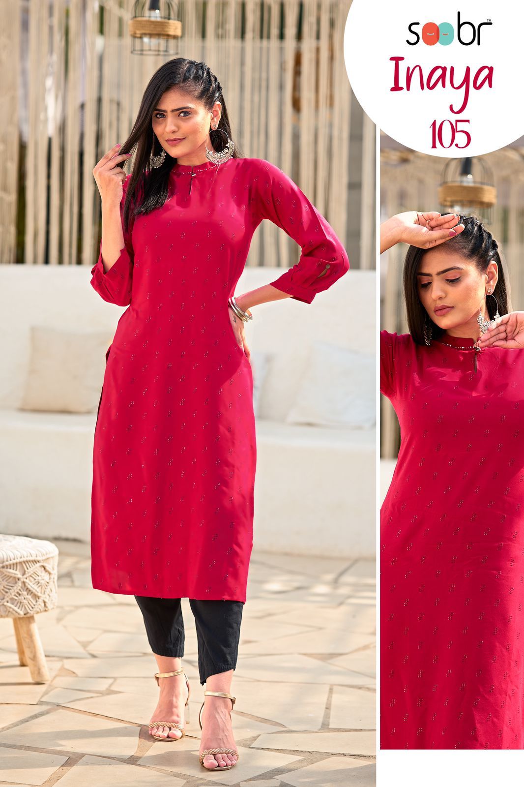 Soobr Inaya 101-106 Party Wear Kurtis Catalog